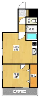 愛知県名古屋市東区葵2【マンション】の間取り