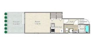 東京都練馬区三原台1【アパート】の間取り