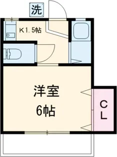 好日ハイツ【2階】の間取り