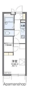 レオパレス銀河【4階】の間取り