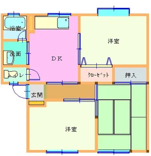 ハイツ篠崎II【2階】の間取り