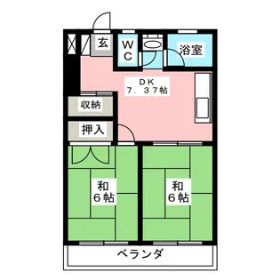 宮崎ビルディングメゾン小岩【6階】の間取り