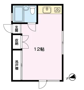サンハイム【1階】の間取り