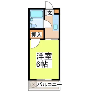 村上コーポ【3階】の間取り
