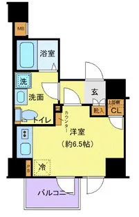 クレヴィスタ戸越公園【5階】の間取り