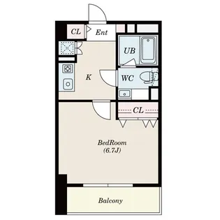 アール押切【3階】の間取り