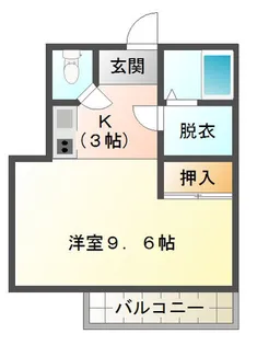 ウエストポンドI【2階】の間取り