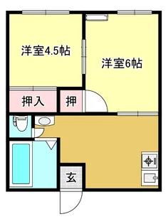 コーポ大平【2階】の間取り