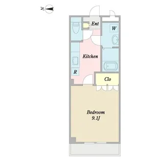 アルタ・ヴィラ【6階】の間取り