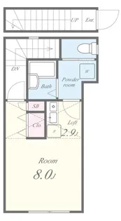 池上コーポ【2階】の間取り