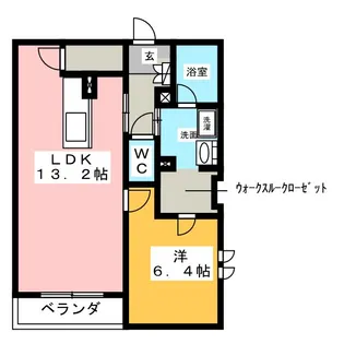 Adonis (アドニス)【1階】の間取り