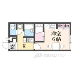 レオパレスAKI【2階】の間取り