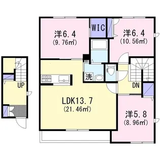 FamilleII【2階】の間取り