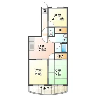 メゾンドジュール【2階】の間取り