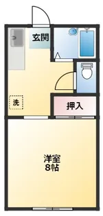 コーポ川島第5【3階】の間取り