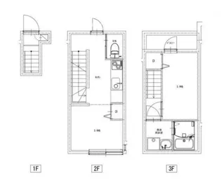 ソルナクレイシア笹塚【2階】の間取り