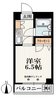 タウンコートエス【1階】の間取り