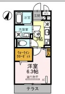 埼玉県さいたま市浦和区領家4【アパート】の間取り