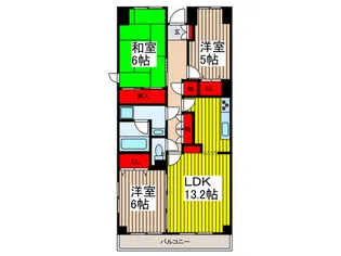 プロスペクト浦和常盤の間取り