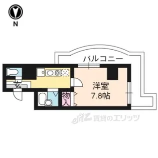 サムパティーク山科【4階】の間取り