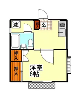 東京都多摩市百草【アパート】の間取り
