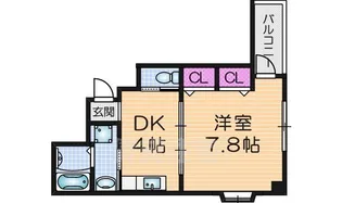 ターフィーズ・フラット門真南【5階】の間取り