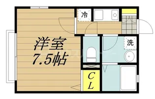 埼玉県さいたま市中央区下落合4【アパート】の間取り