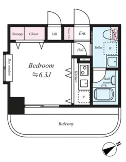 グリフィン横浜・天王町弐番館【5階】の間取り