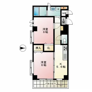 シエロ【3階】の間取り