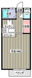 山形県山形市桜田東2【アパート】の間取り