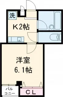 アーバンプレイス上野毛【2階】の間取り