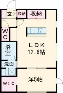 ノルフィーノリデアI【1階】の間取り