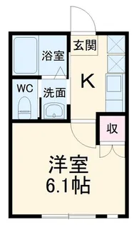 イーストランド稲毛【2階】の間取り