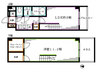 アイランド中野の間取り
