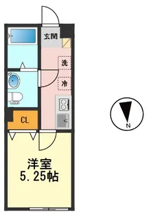 東京都江戸川区南小岩6【アパート】の間取り