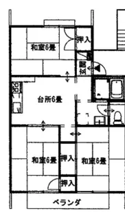 瀬戸ハイツB【2階】の間取り