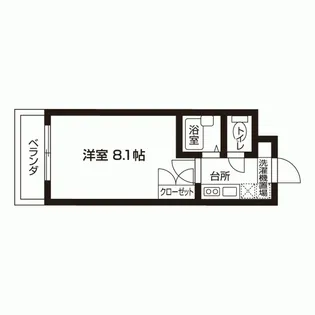 サンハウスユウ伊勢原【3階】の間取り