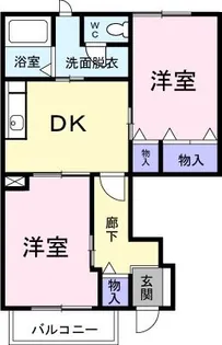 スタジョーネC【1階】の間取り