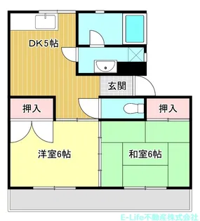 コーポサンライズ【2階】の間取り