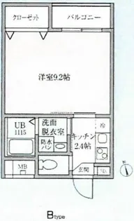 パルテール天王町【1階】の間取り