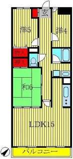 TQレジデンス柏【7階】の間取り