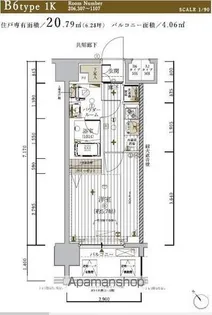 メインステージ東神奈川【6階】の間取り