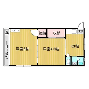 東京都目黒区目黒本町2【マンション】の間取り