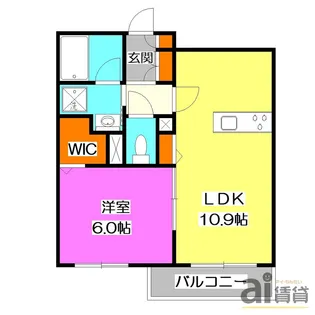 埼玉県所沢市上新井4【アパート】の間取り
