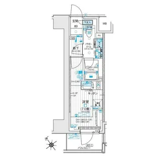 デュオステージ藤沢【2階】の間取り