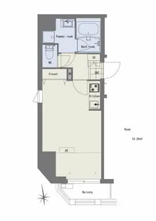 キャッスルパレス江戸川橋【7階】の間取り