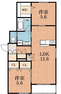 大阪府大阪市阿倍野区阪南町1【マンション】の間取り