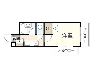 アルヴェール庚午【2階】の間取り