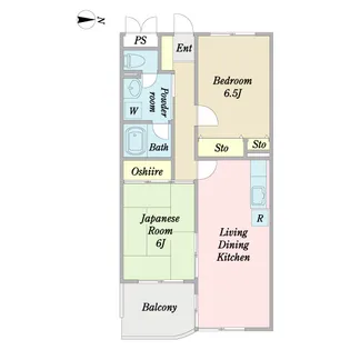 夏見ヶ丘ガーデンパレス【2階】の間取り