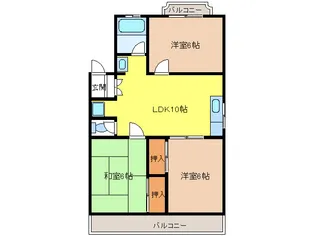 グレイスハイツオオツ【1階】の間取り